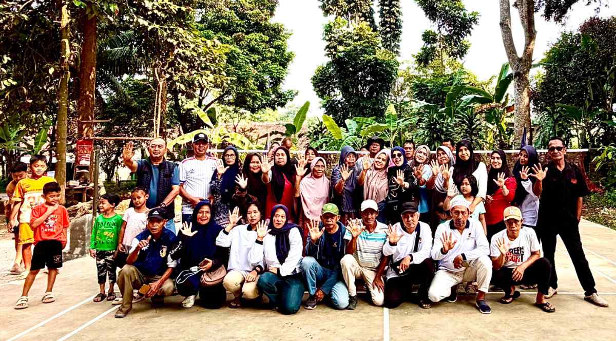 DPS Resmikan Lapangan Bulutangkis di Bubulak, Dorong Warga Aktif Berolahraga