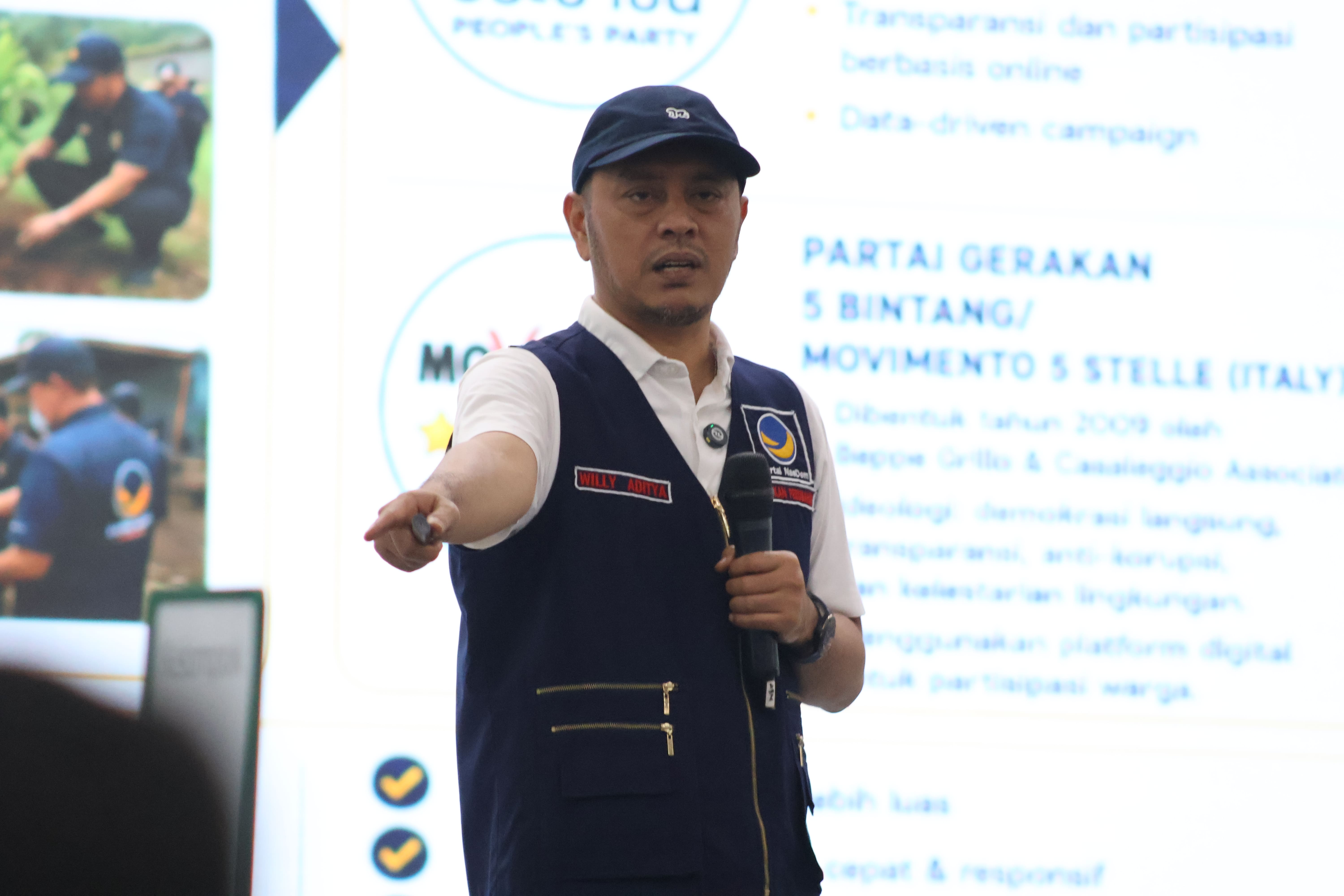Willy Aditya: Partai Harus Hadir Setiap Hari, Bukan Musiman
