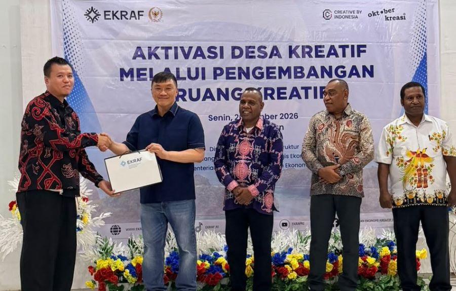 Rico Sia Dorong Desa Kreatif Jadi Penggerak Ekonomi Sorong Selatan