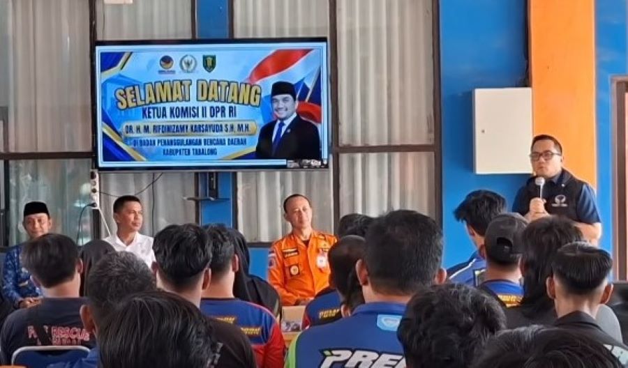 Rifqinizamy Pastikan Banpres Rp10 M untuk Penanganan Karhutla Tabalong Tepat Sasaran