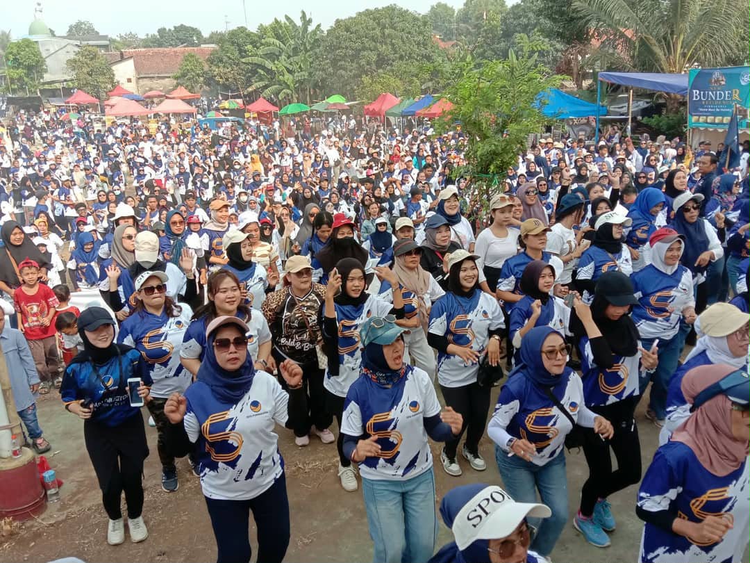 Jalan Santai Bareng 3.000 Warga, NasDem Purwakarta Bidik 10 Kursi DPRD pada Pemilu 2029
