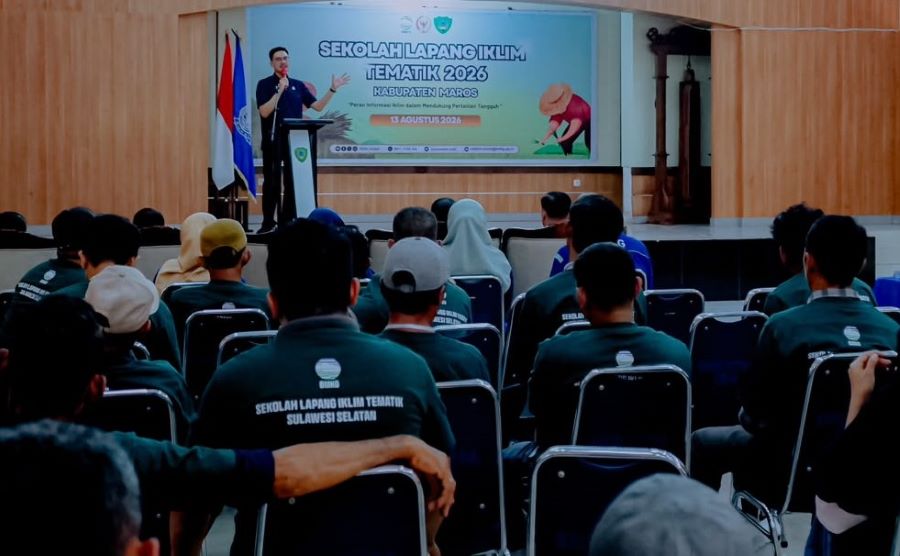 Teguh Iswara Perkuat Literasi Iklim bagi Petani Maros